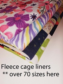 Fleece Cage Liners – asstd