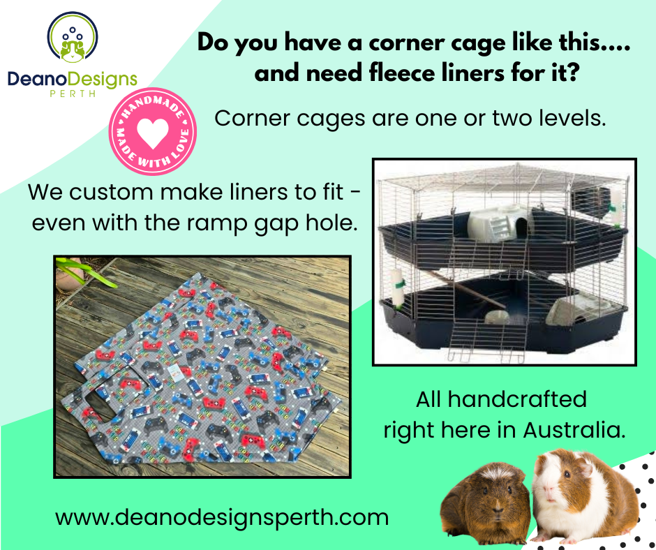 Fleece Liner SETS: for hutches & multilevel cages - Image 2