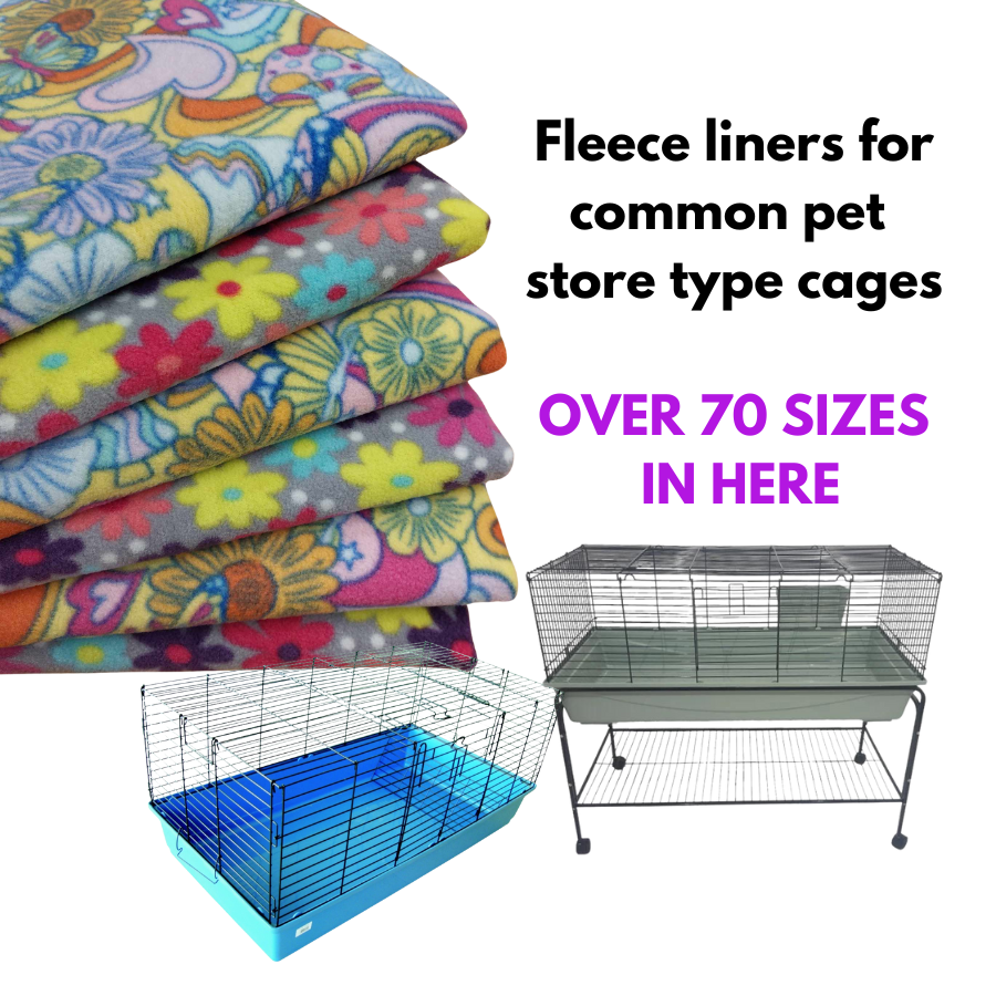 Fleece Cage Liners - assorted
