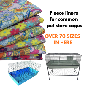 Fleece Cage Liners - assorted