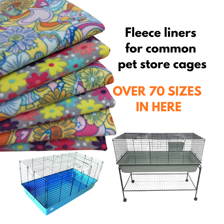 Fleece Cage Liners - assorted